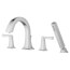 Townsend Bathtub Faucet With Lever Handles and Personal Shower for Flash Rough-In Valve (Polished Chrome)