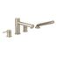 Align 2 Handle Roman Tub Faucet Includes Hand Shower (Brushed Nickel), T394BN