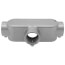 1" EMT & Rigid T Type Combination Conduit Body - Aluminum