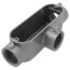 1" EMT & Rigid T Type Combination Conduit Body - Aluminum
