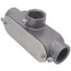 1" EMT & Rigid Combo T Type Conduit Body w/ Cover & Gasket - Aluminum