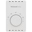 T410 White, Electric Heat Thermostat, T410A1013