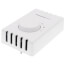 T410 White, Electric Heat Celsius Thermostat, SPST w/ Bimetal Snap Acting Switch, T410A1021