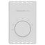 T410 White, Electric Heat Thermostat, w/ Pos Off Switch, T410B1004