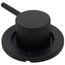 Align Matte Black Transfer Valve Trim, T4191bl