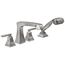 Ashlyn Roman Tub w/ Hand Shower Trim (Stainless), T4764-SS