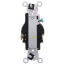 Tamper Resistant Single Receptacle Outlet, NEMA 5-15R - White (15A, 125V, 2P)