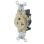 Tamper Resistant Single Receptacle/Outlet, NEMA 5-20R - Ivory (20A, 125V, 2P)