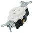 Tamper Resistant Single Receptacle Outlet, NEMA 5-20R - White (20A, 125V, 2P)