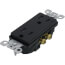 Decora Tamper-Resistant Duplex Receptacle w/ Quickwire Push-In & Side Wire, 2P, 15A, NEMA 5-15R - Black (125V)