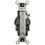 Heavy-Duty Tamper Resistant Single Receptacle Outlet, 20A, NEMA 6-20R - White (250V)