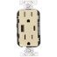 Decora Tamper Resistant Duplex Receptacle Outlet and 5.1A USB Charger - Ivory (15A, 125V)
