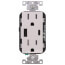 T5633-W - Leviton T5633-W - Decora Tamper Resistant Duplex Receptacle ...