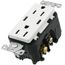 15A Decora Tamper-Resistant Duplex Receptacle w/ 30W USB Dual Type C/C Wall Outlet Charger - White