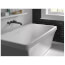 Trinsic 2-Handle Wall Mounted Tub Filler (Matte Black), T5759-BLWL