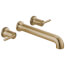 Trinsic 2-Handle Wall Mounted Tub Filler (Champagne Bronze), T5759-CZWL