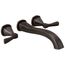 Stryke Wall Mounted Tub Filler (Venetian Bronze), T5776-RBWL