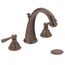 Kingsley Oil Rubbed Bronze 2 Lever Handle High-arc Bathroom Faucet w/ M-pact Valve, KLKI-D-T6125ORB