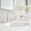 Gibson Chrome 2 Handle High Arc Bathroom Faucet w/ M-pact Valve, T6142-9000