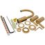 Cia Two Handle Bathroom Faucet (Brushed Gold), T6222BG