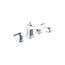 Boardwalk 2 Handle Roman Tub Faucet, T623 (Chrome)