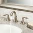 Eva Brushed Nickel 2 Handle High Arc Bathroom Faucet w/ M-pact Valve And Drain, T6420BN-9000-L