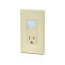 Decora Combination Tamper Resistant Single Receptacle Outlet w/ LED Guide Light - Ivory (15A, 125V)
