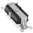 Decora Combination Tamper Resistant Single Receptacle/Outlet w/ LED Guide Light - White (15A, 125V)