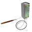 Remote bulb Commercial Temperature Controller, 160 F to 260 F, 5 ft. capillary, Copper bulb sensing element
