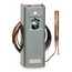 Remote bulb Commercial Temperature Controller, 30 F to 50 F, 20 ft. capillary, Copper bulb sensing element, Manual Reset