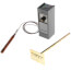 Remote bulb Commercial Temperature Controller  (0 to 100 F, 5 ft. capillary)