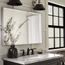 Dartmoor Matte Black 2 Handle Bathroom Faucet, Widespread, T6805BL