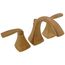 Voss Two Handle High Arc Bathroom Faucet (Brushed Gold), T6905BG