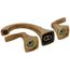 Voss Two Handle High Arc Bathroom Faucet (Brushed Gold), T6905BG