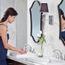 Voss Chrome 2 Handle High Arc Bathroom Faucet w/ M-pact Valve And Drain, T6905-9000-L