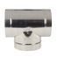 6" 30 Ga Galvanized Connector Tee, T6X6X6