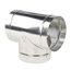 6" 30 Ga Galvanized Connector Tee, T6X6X6