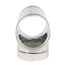 6" 30 Ga Galvanized Connector Tee, T6X6X6