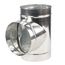 6" 30 Ga Galvanized Connector Tee, T6X6X6