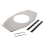 5-1/8" One-Hole Repair Cover Plate (7-1/4" x 13")
