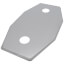 1-3/8" Two-Hole Repair Cover Plate (7-1/4" x 13")