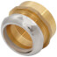 1-1/2" FIP x 1-1/2" OD Waste Connector w/ Poly Washer