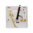 T812, Heat Only, Square Thermostat, w/ Pos Off Switch