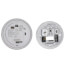 T87N Round Non-Programmable, 1H/1C, Easy to See Mechanical Thermostat, T87N1026