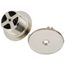 Polished Nickel Push-n-lock Tub Drain Kit With 1-1/2" Threads, T90331NL