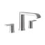 Genta LX Two Handle Low Arc Roman Tub Faucet (Chrome), T908