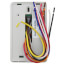 3 Speed Fan Coil Heat/Cool/Off Programmable Thermostat w/ Wire Leads & 2 Covers (White)