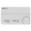 3 Speed Fan Coil Cool/Heat/Off Programmable Thermostat w/ Terminal Block & 2 Covers (White)