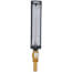 5" 5AS Straight Thermometer with Thermowell (-40°F to 110°F & -40°C to 40°C)
