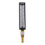 5" 5AS Straight Thermometer with Thermowell (30°F to 240°F & 0°C to 115°C)